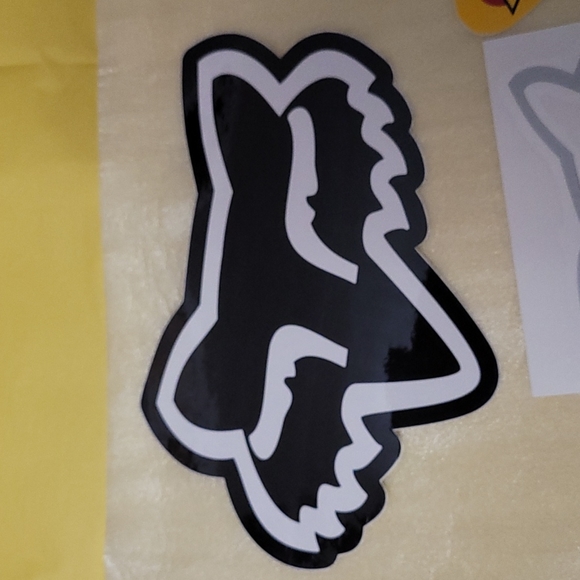 FOX Head AUTHENTIC Fox Racing FMF decal sticker bundle 4PC Authentic New - Picture 4 of 9